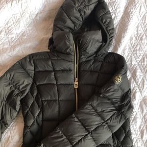 Michael Kors grey puffer jacket